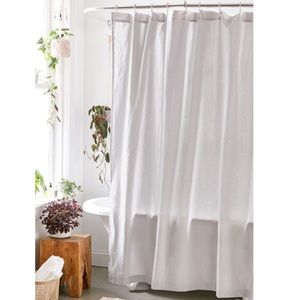 Urban Outfitters Washed Cotton Shower Curtain